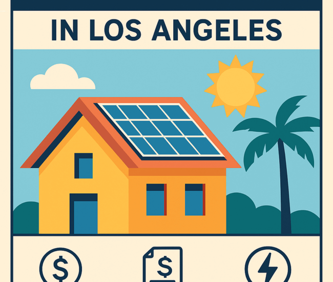 Solar panel installation in Los Angeles by Enovinsolar