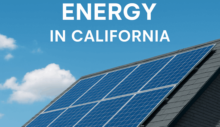 Modern solar panel installation with sunset background, representing excess solar energy solutions by Enovin Solar in Los Angeles